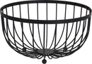 Fruitmand metaal zwart dia 25cm
