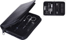 Manicureset 9-delig etui zwart