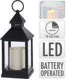 Lantaarn Met Led Kaars 23Cm