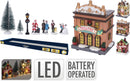 Kerstdorp met Led set, 17dlg.