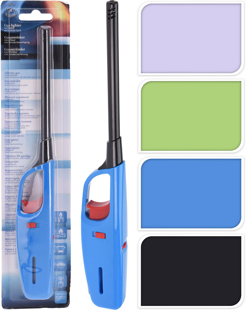 Gasaansteker hervulbaar 265mm 4 ass kleur