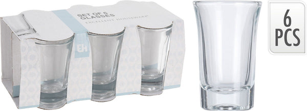 EH Borrelglas 40ml set 6 stuks