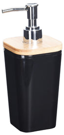 BS Zeepdispenser Zwart Bamboe