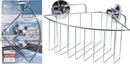 BS Badkamer hoekrek RVS 25x17.5x10cm