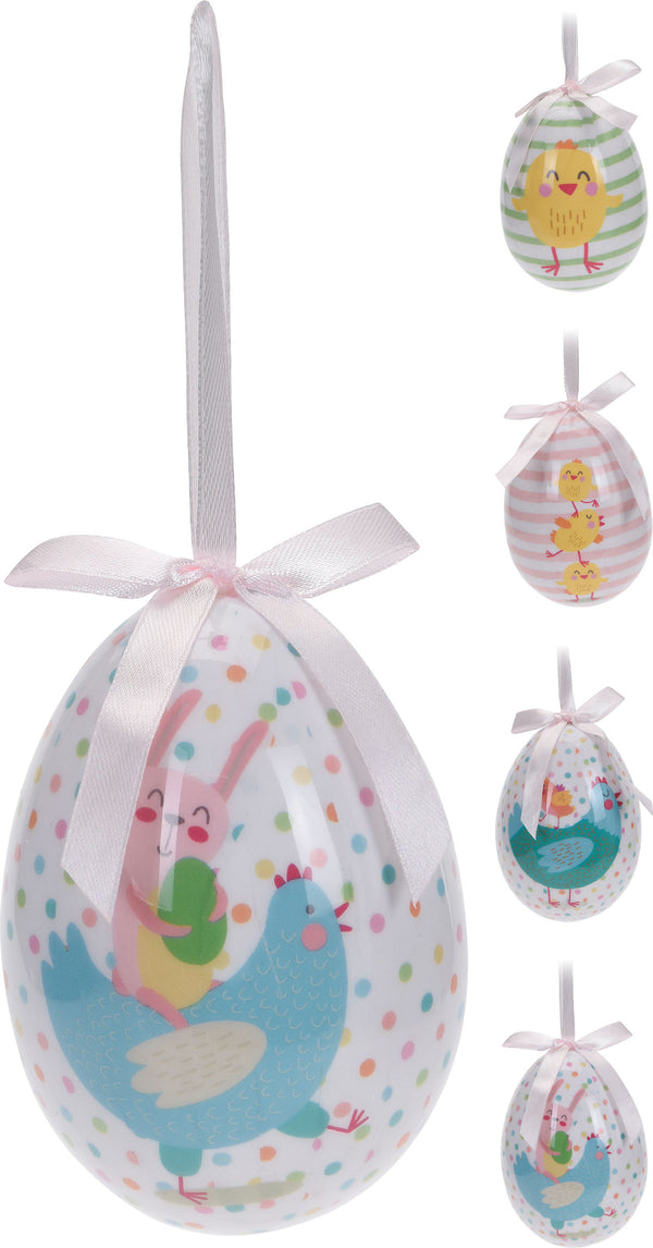 Paasei hangdeco jolly 10 cm.