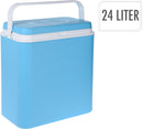 Koelbox 24L Blauw/Wit