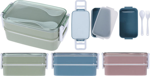 Lunchbox set incl. lepel en vork