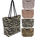 Strandtas Safari 50x36 cm Polyester/Katoen Assorti