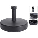 Parasolvoet donker grijs (vulbaar)