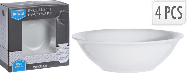 EH Porselein schaal 18cm set a 4 stuks