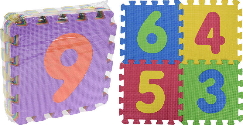 Vloerpuzzel EVA Foam Cijfers 9 stuks
