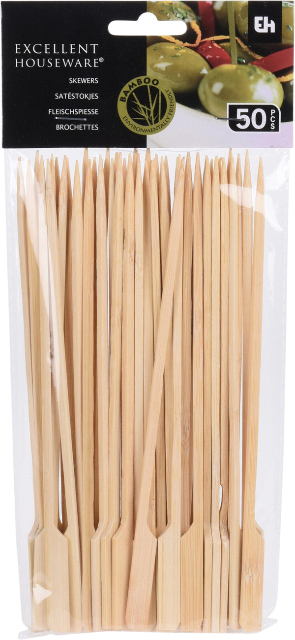 Sateprikkers bamboe 20cm 50pcs