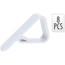 Tafelkleedklemmen 8 Stuks Wit