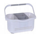 Afdruibak aanrecht met sorteervak wit