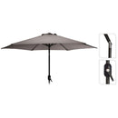 Parasol dia 2,7meter Taupe Draaimeganisme Buisdikte 38mm