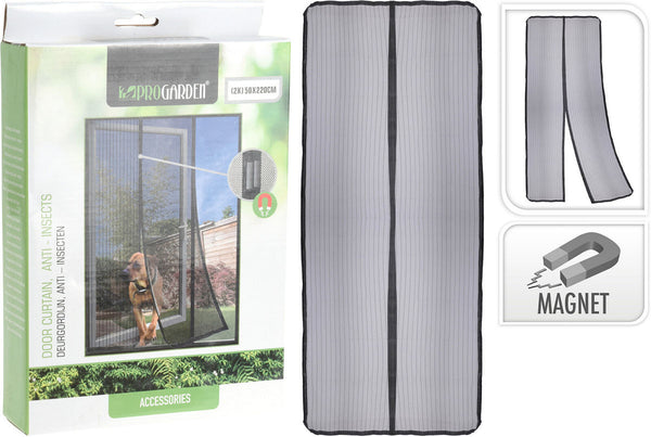 ProGarden Insectenhor deur set 2 stuks zwart