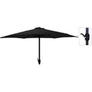 Pro Garden Parasol met Draaimechanisme 3 m Zwart
