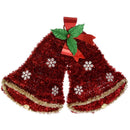 Kerstbellen Tinsel 50cm Rood/Zilver/Goud