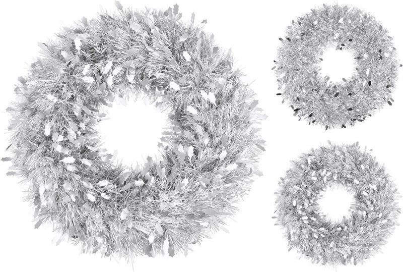 Krans Lametta 50cm - Zilver