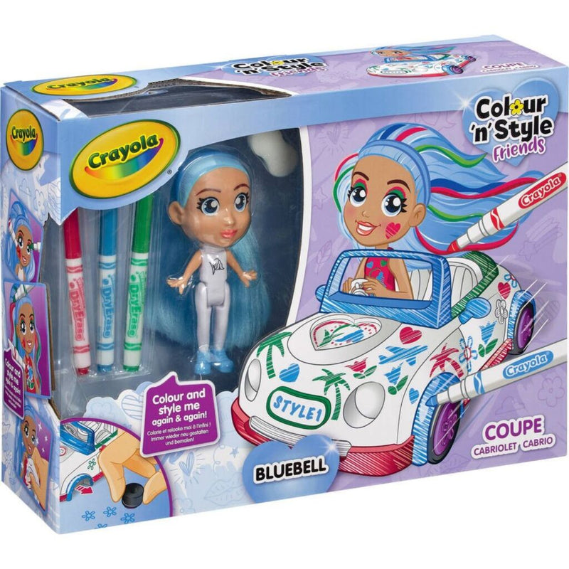 Crayola Colour Style Friends Bluebell Auto Kleurset