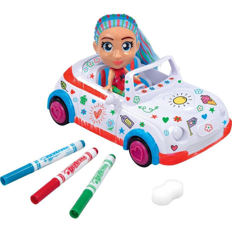 Crayola Colour Style Friends Bluebell Auto Kleurset