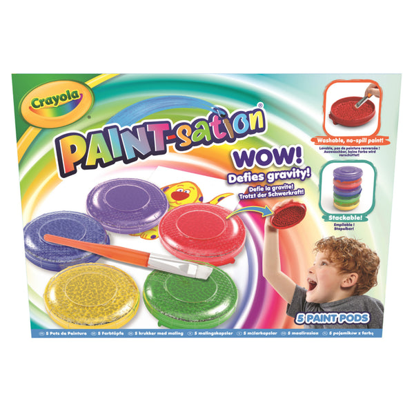 Crayola Paint-Station Paint Pods Uitwasbare Verf 5 Kleuren