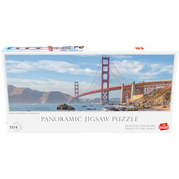 Goliath Puzzel Panoramic Gold Gate Bridge 500 Stukjes