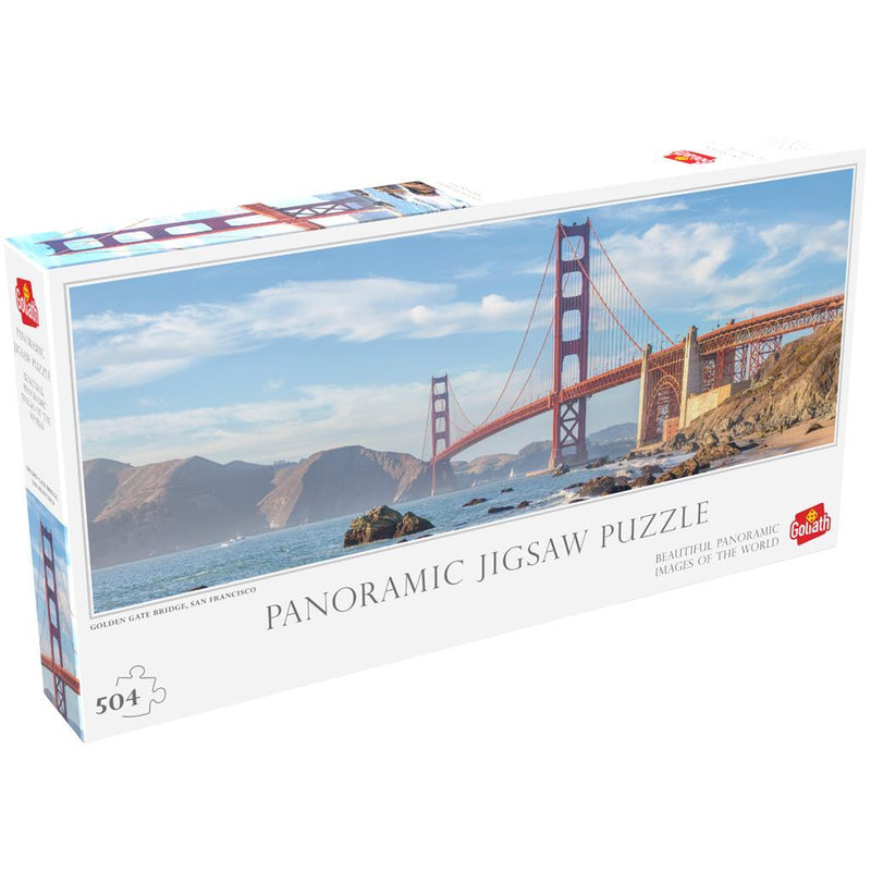 Goliath Puzzel Panoramic Gold Gate Bridge 500 Stukjes