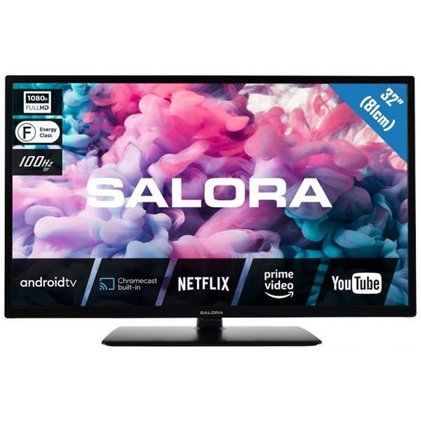 Salora 32FA330 FULL HD ANDROID TV 82 cm Zwart