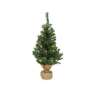 Everlands Kunststof Kerstboom 60 cm + Lampjes