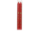 Advent Dinerkaars 2,1x25cm 2 stuks - Rood