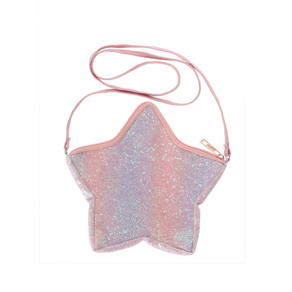 Glitter Schoudertasje Ster 21 cm