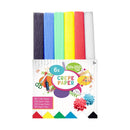 Crêpepapier 6 Kleuren, 50x250cm