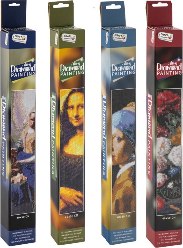 Craft Sensations Diamond Painting Multipack Diamond Painting 4 all-in-1 Schilderijen en Oude Meeste