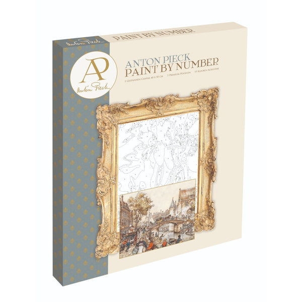 Schilder op Nummer Anton Pieck Weerdpoort 40x50 cm