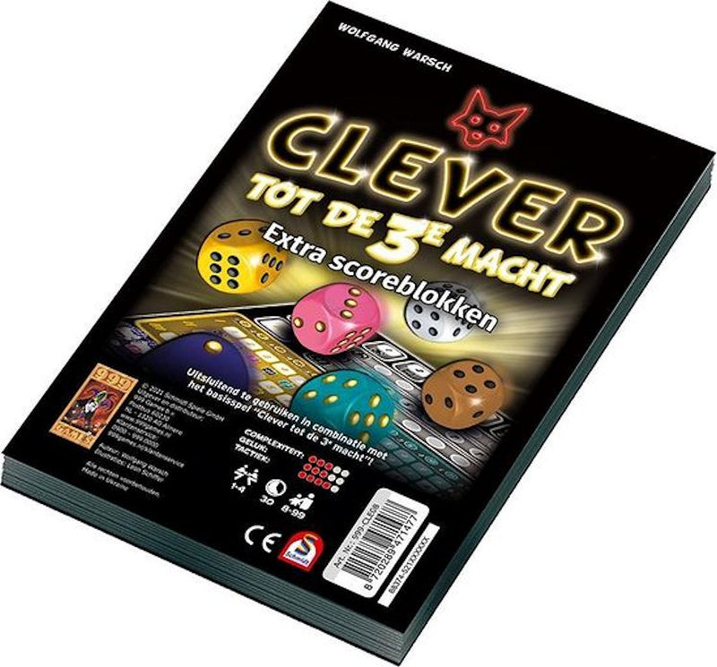 999 Games Scoreblokken Clever tot de 3e Macht, 2st.