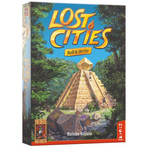 999 Games Lost Cities: Roll & Write Dobbelspel