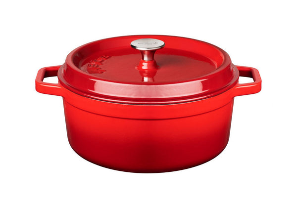 Sola Gietijzeren Braadpan 20 cm Rood/Oranje