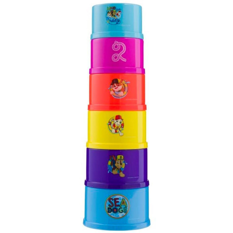 Paw Patrol Bad Stapel Bekers 6 Stuks