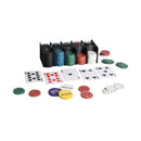 Pokerset in Tinnen Opbergdoos, 200 Chips