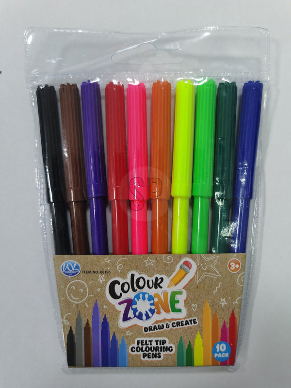 Viltstiften set 10 stuks