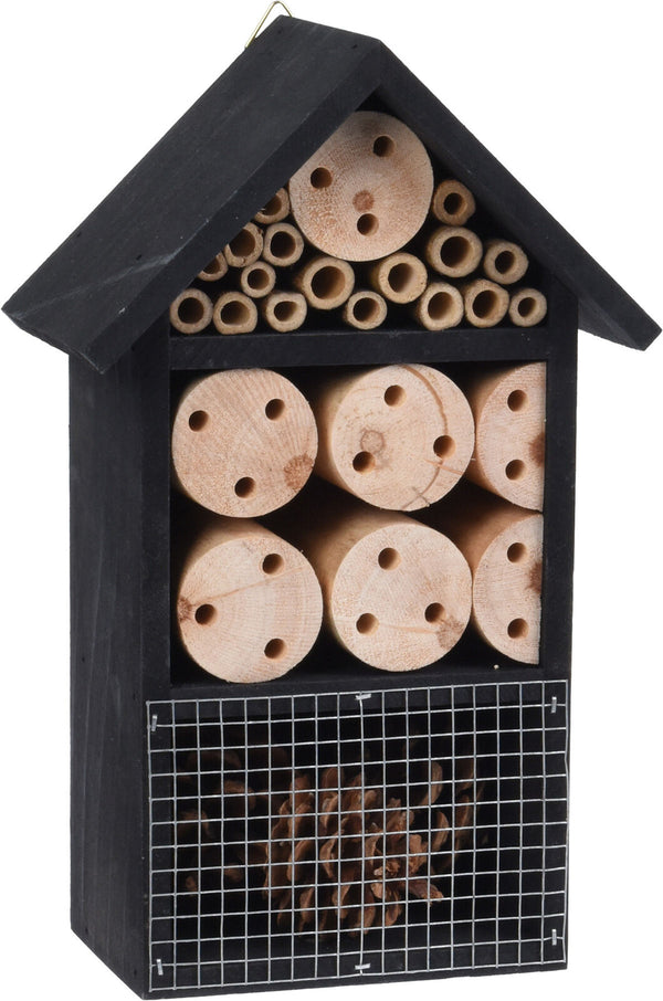 Insectenhotel Zwart, 25cm