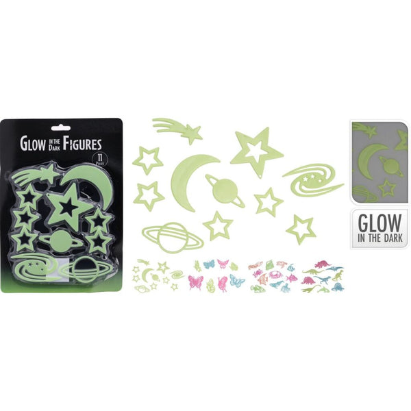 Glow In The Dark Figuren Assorti
