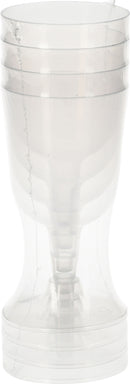 Re-Usable Transparant Wijnglas PP 160ml set 4 stuks