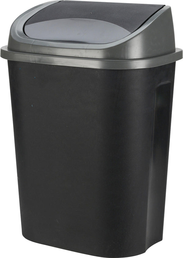 Afvalbak 25 Liter antraciet/grijs