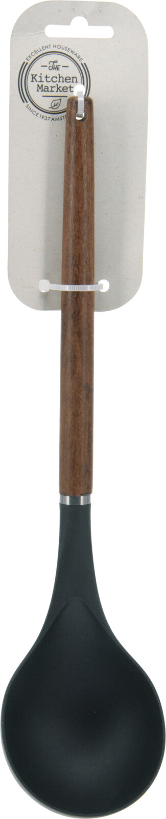 Soeplepel met Acacia Handvat 32cm