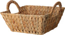 Mand gevlochten vierkant 30x27x11cm