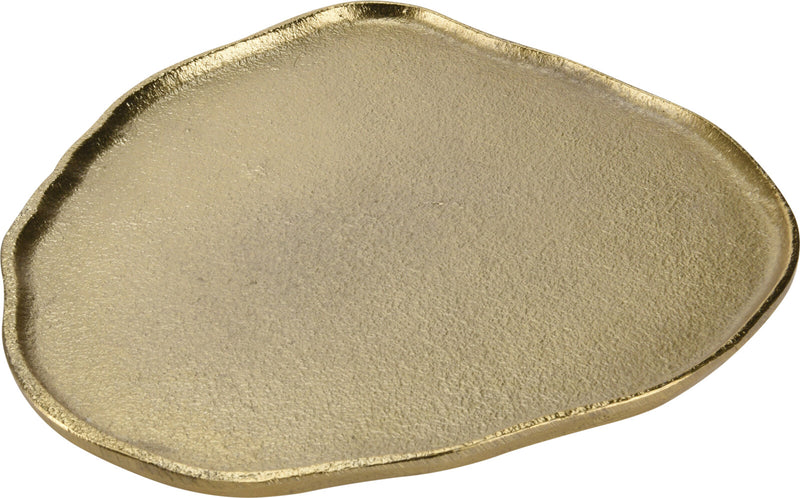 Onderbord Organisch 22cm goud