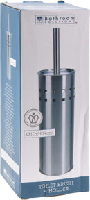 Toiletborstel in houder R.V.S. mat
