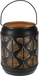 Lantaarn Zwart/Goud 10x13cm